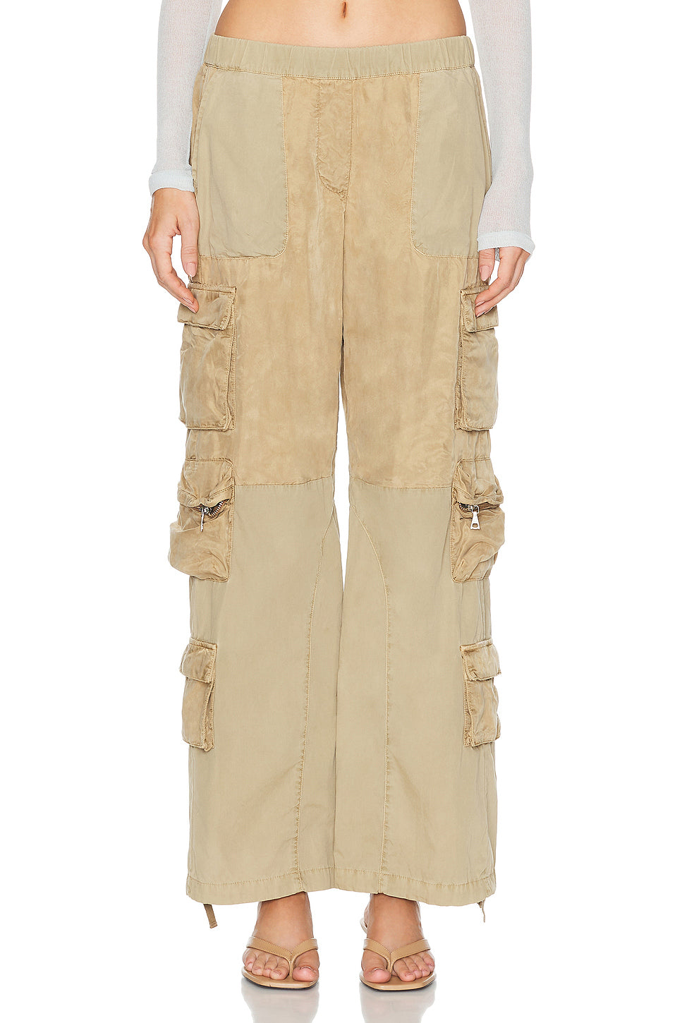 Oversized Parachute Cargo Pant