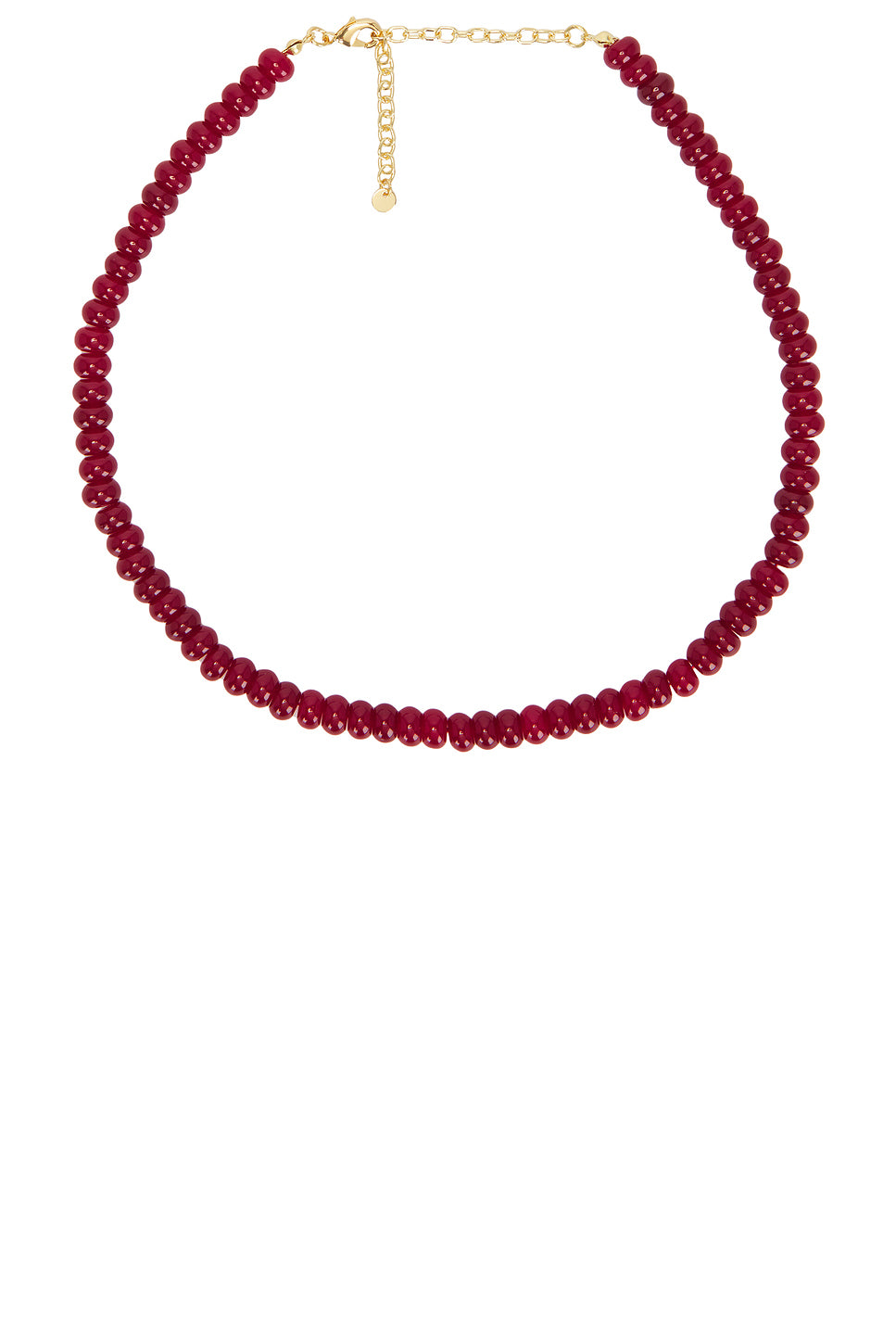 Maroon Quartz Necklace