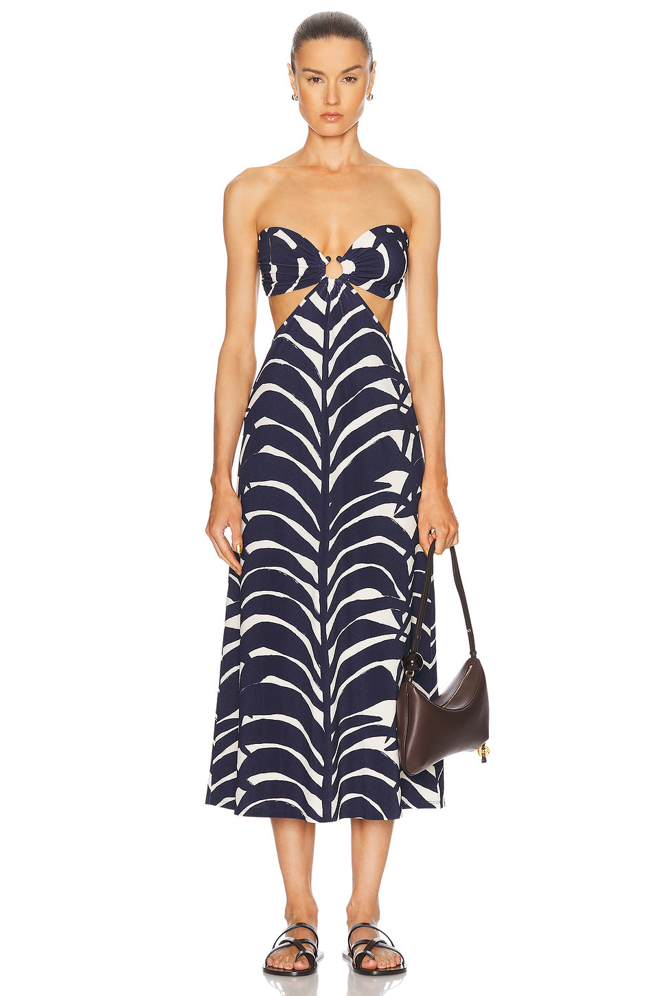 Ocean Layers Ankle Dress