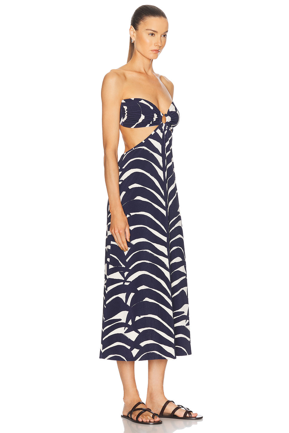 Ocean Layers Ankle Dress