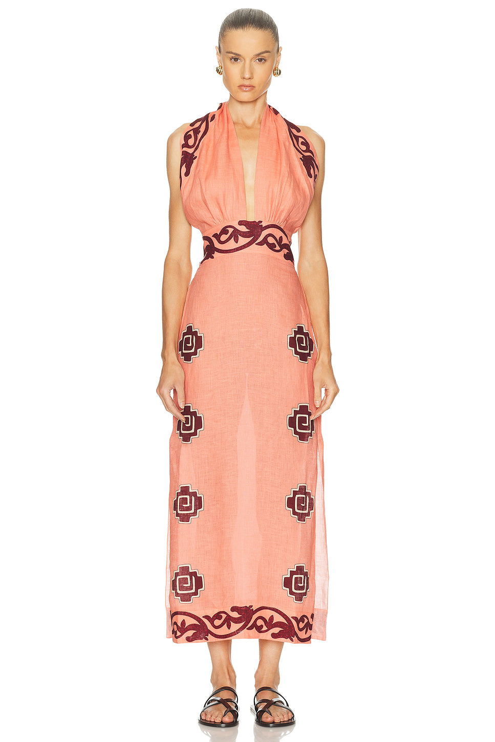 Energetic Patterns Ankle Dress