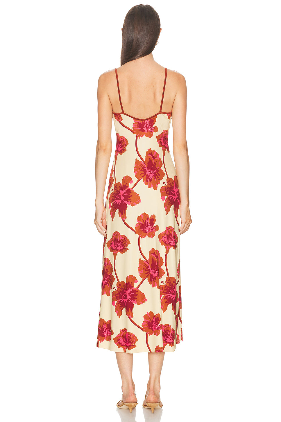 Sendero De Astromelias Ankle Dress