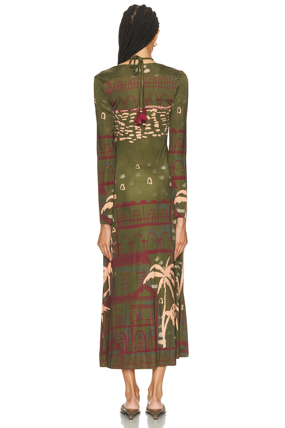 Eternal Tropical Ankle Dress