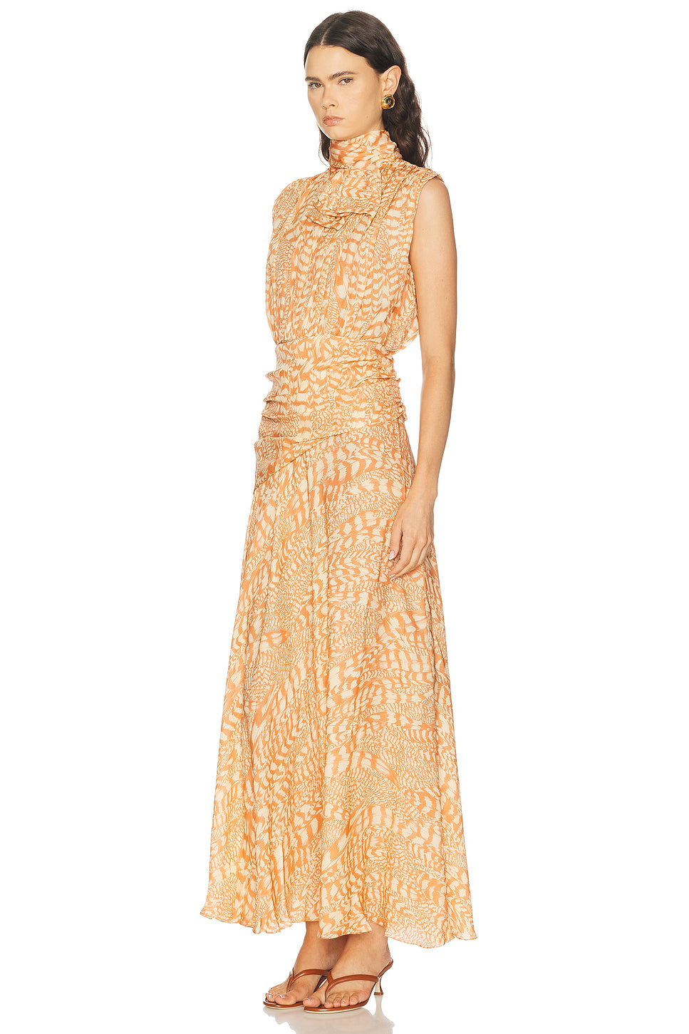 Saffron Breeze Maxi Dress
