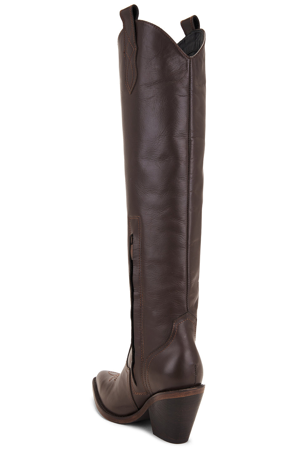 Midnight Chocolate Fertile Crescent Leather Boots