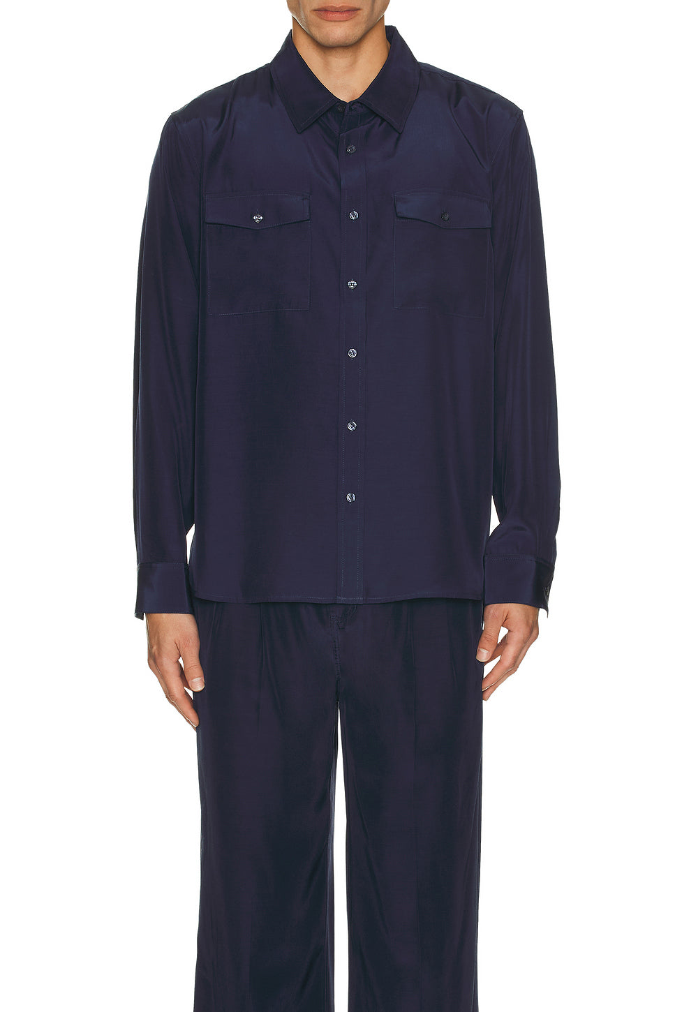 Niall Relaxed Fluid Shirting