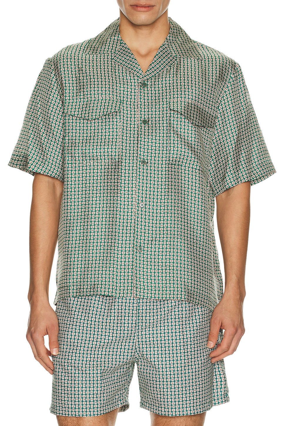 Clarke Printed Silk Shirt