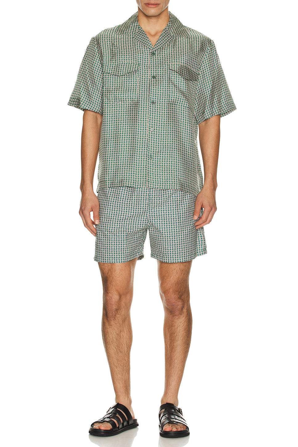 Clarke Printed Silk Shirt