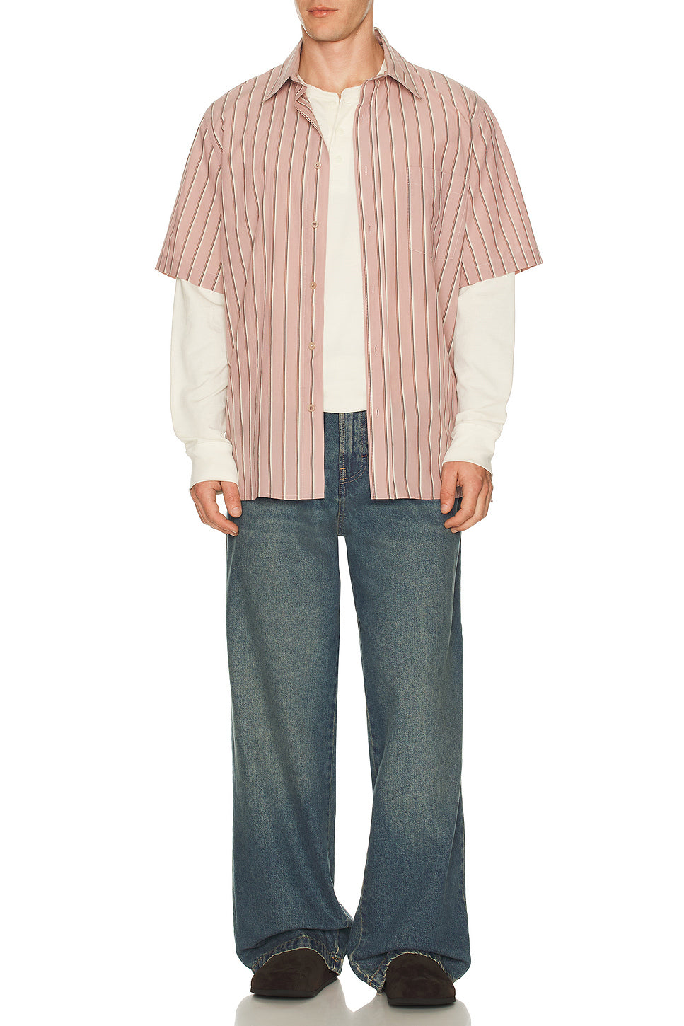Deacon Short Sleeve Oversized Shirt