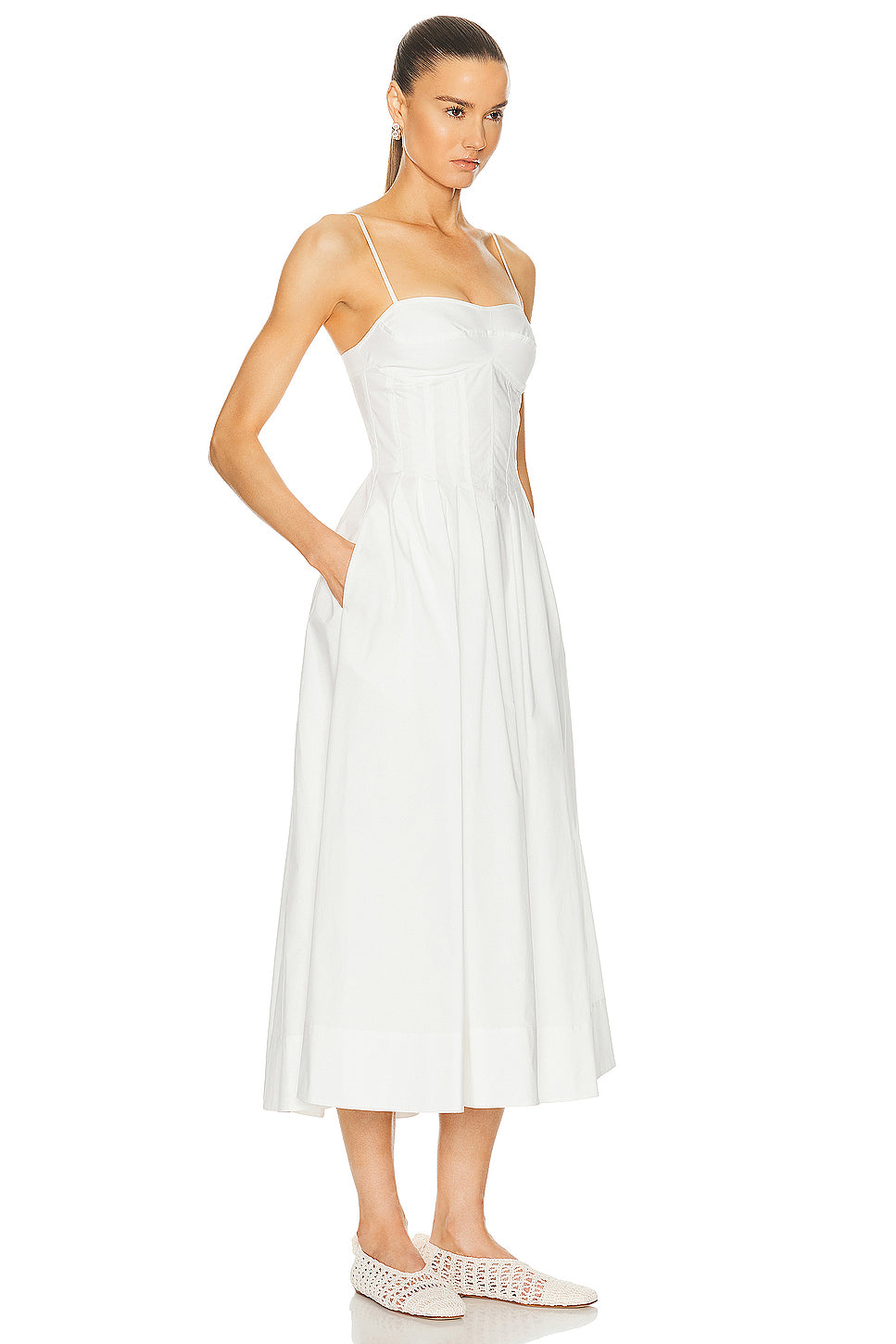 Kittiya Sleeveless Midi Dress