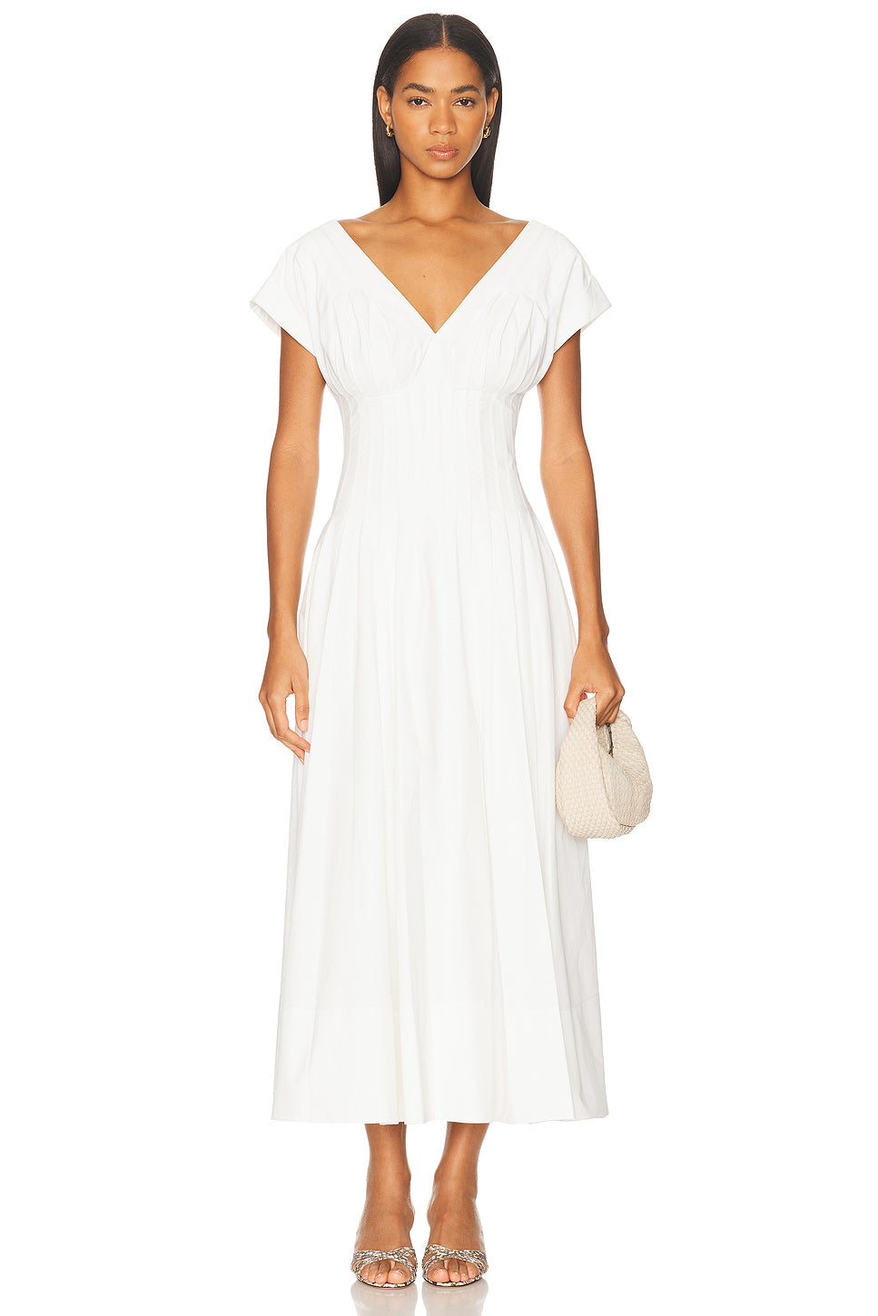 Nina Pleated Midi Dress