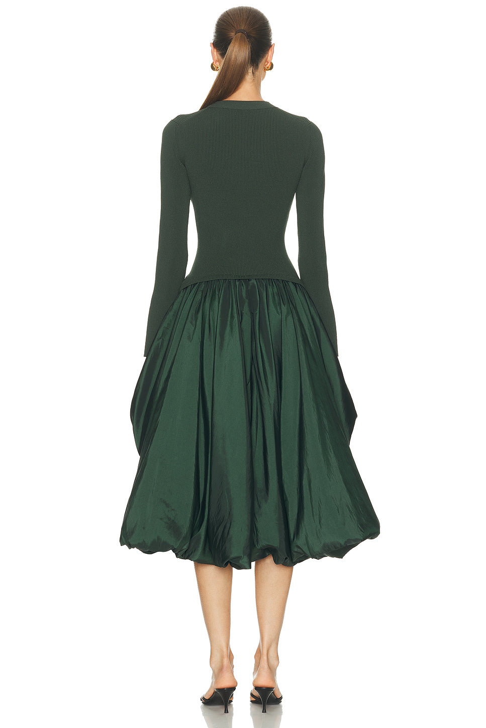 Kenlie Mock Neck Midi Dress