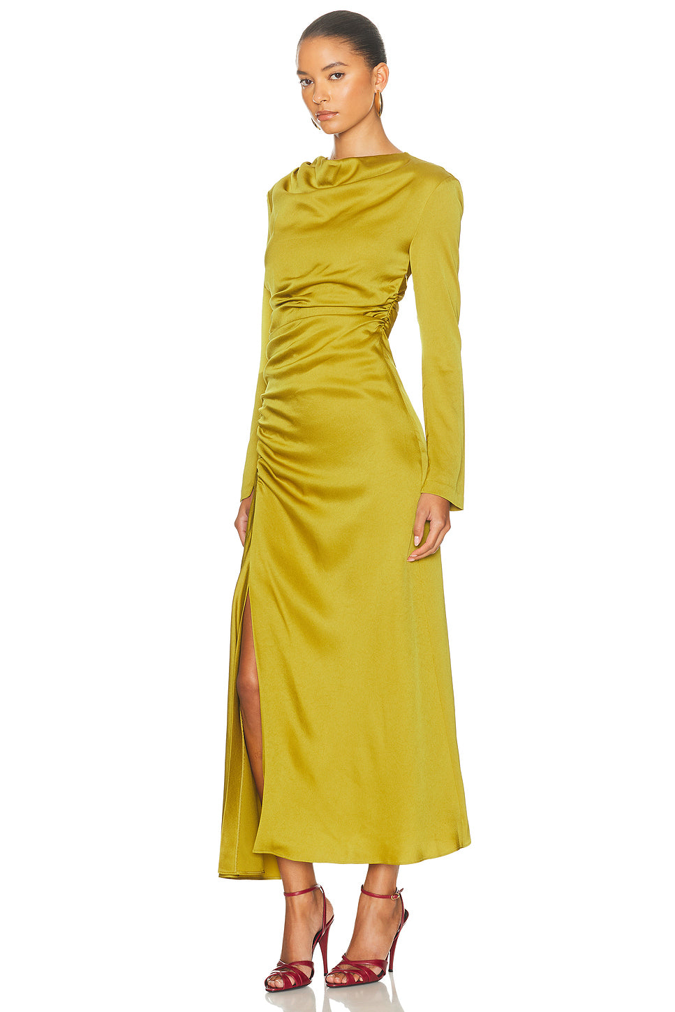 Odess Long Sleeve Midi Dress