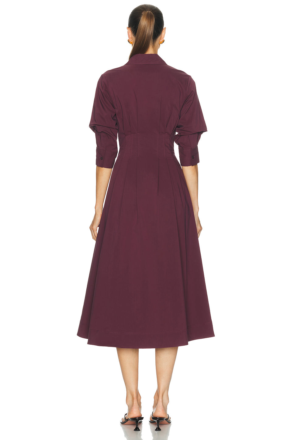 Jazz Pintuck Midi Dress