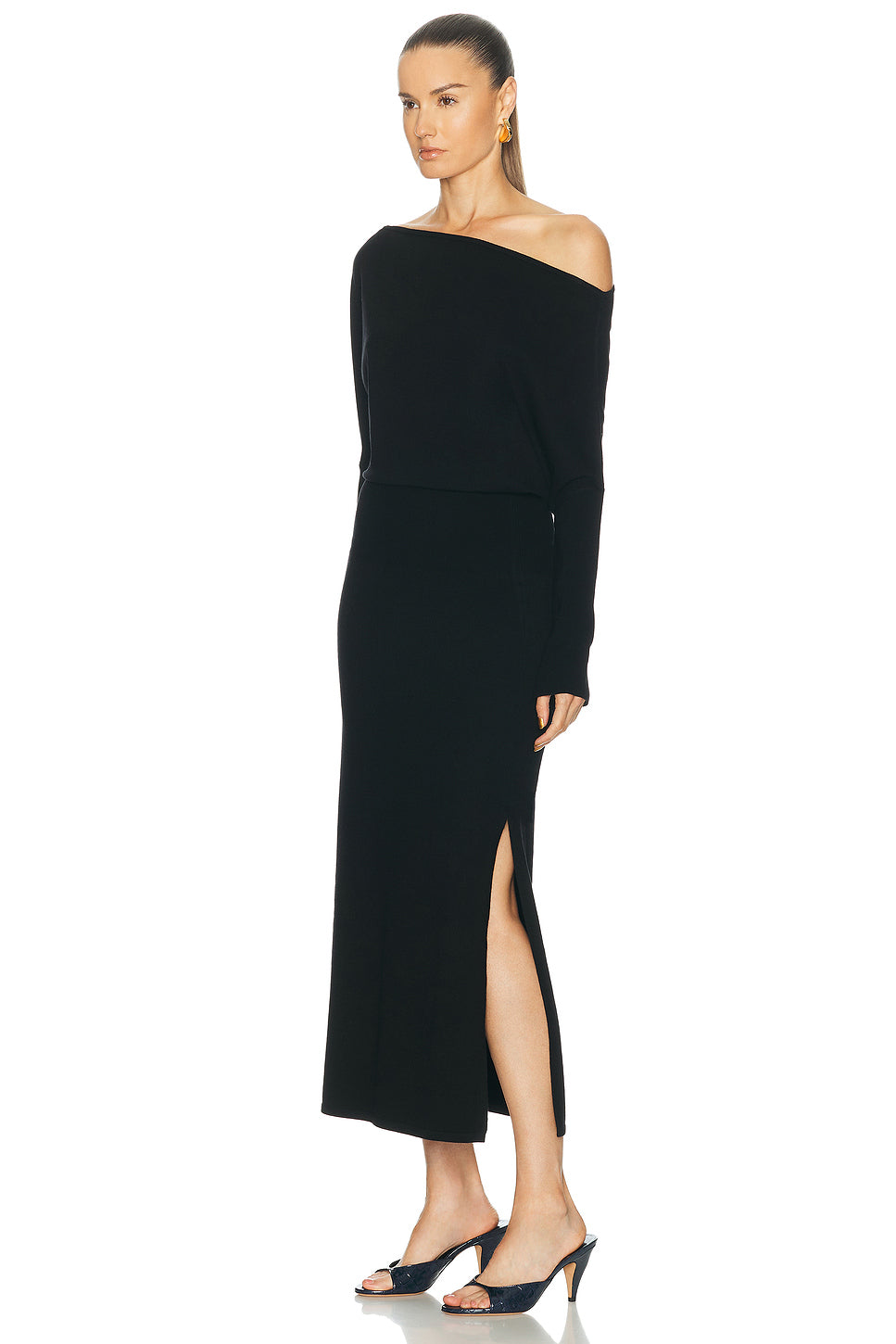 Janese Off Shoulder Midi Dress