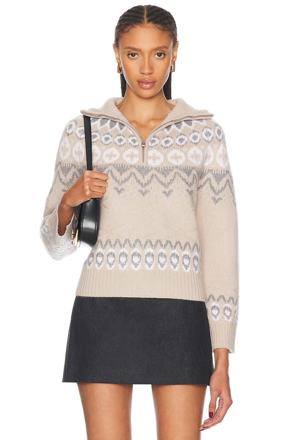 Eliah Half Zip Pullover Sweater