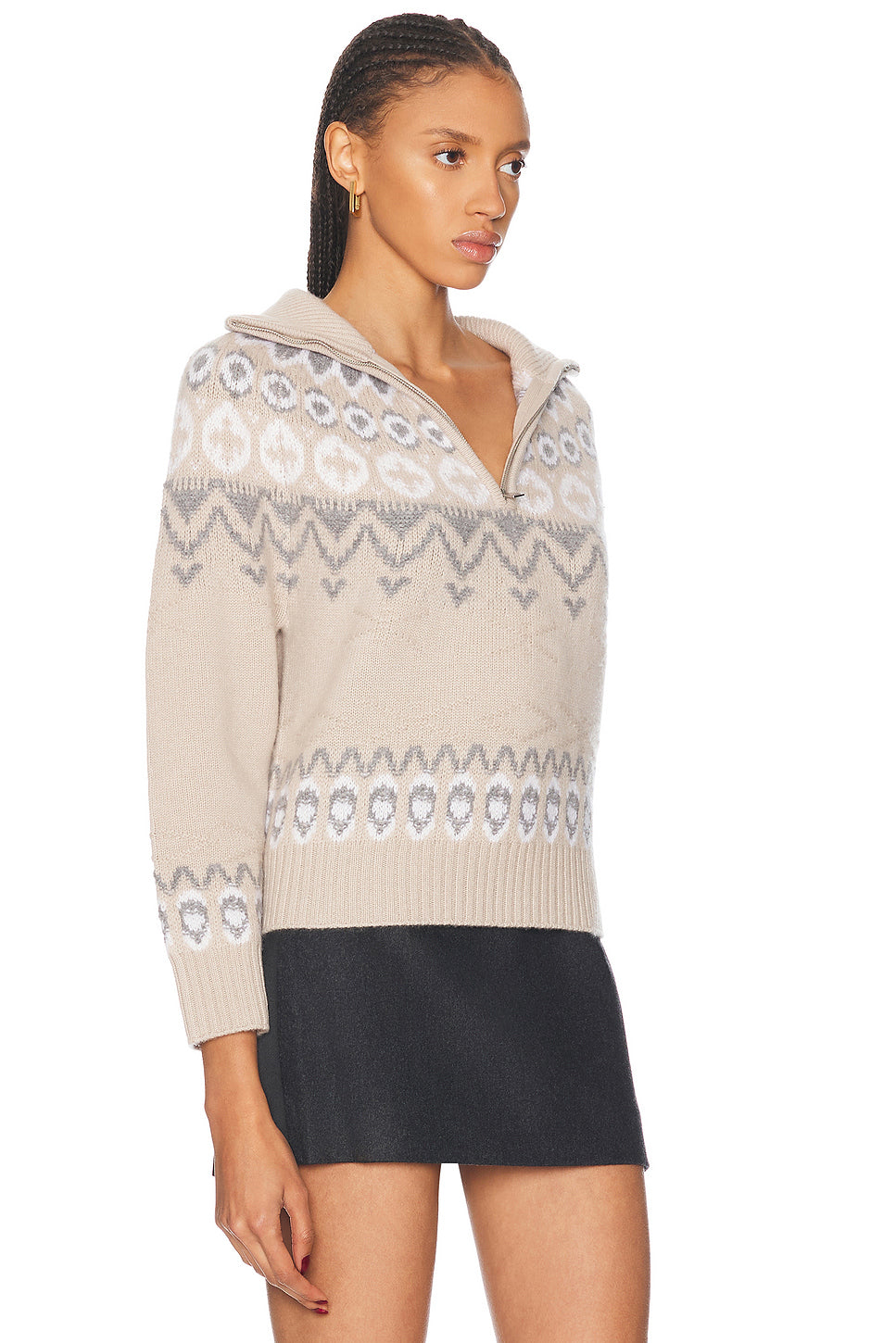 Eliah Half Zip Pullover Sweater