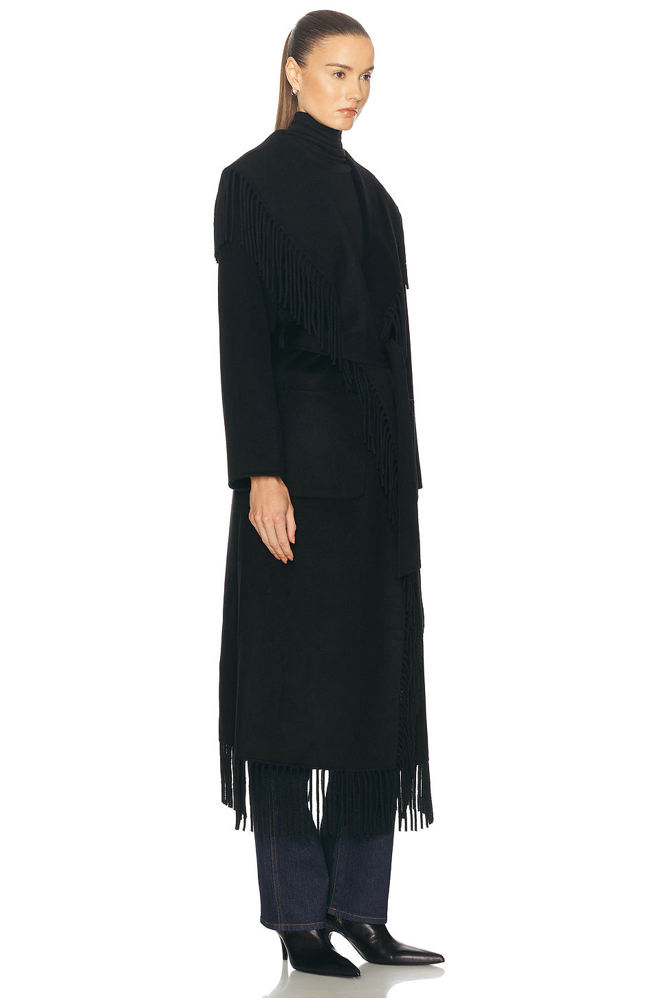 Carrie Fringe Robe Coat