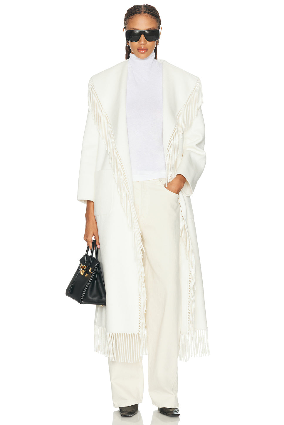 Carrie Fringe Robe Coat