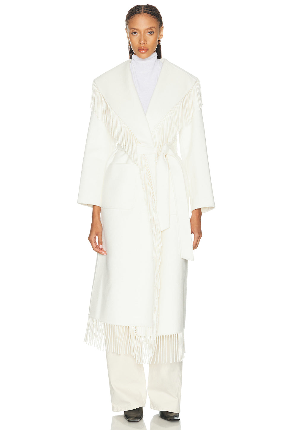 Carrie Fringe Robe Coat