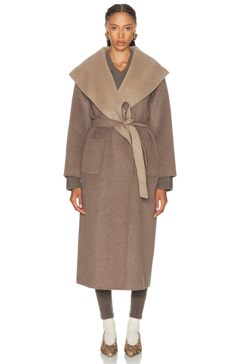 Allura Reversible Belted Coat