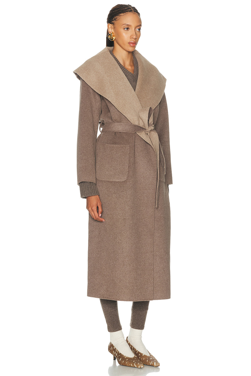 Allura Reversible Belted Coat
