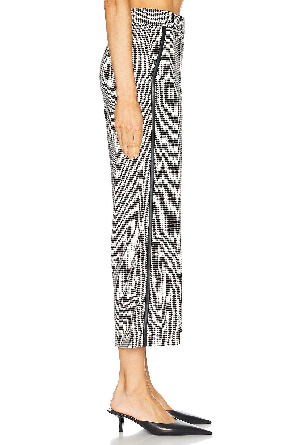 Miki Cropped Button Hem Pant