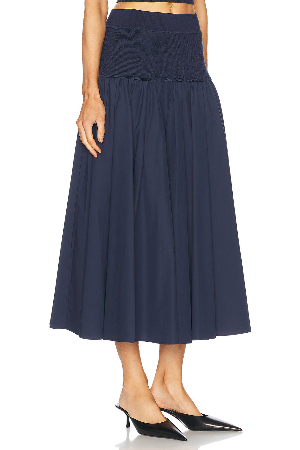 Stella Maxi Skirt With Knit Yoke