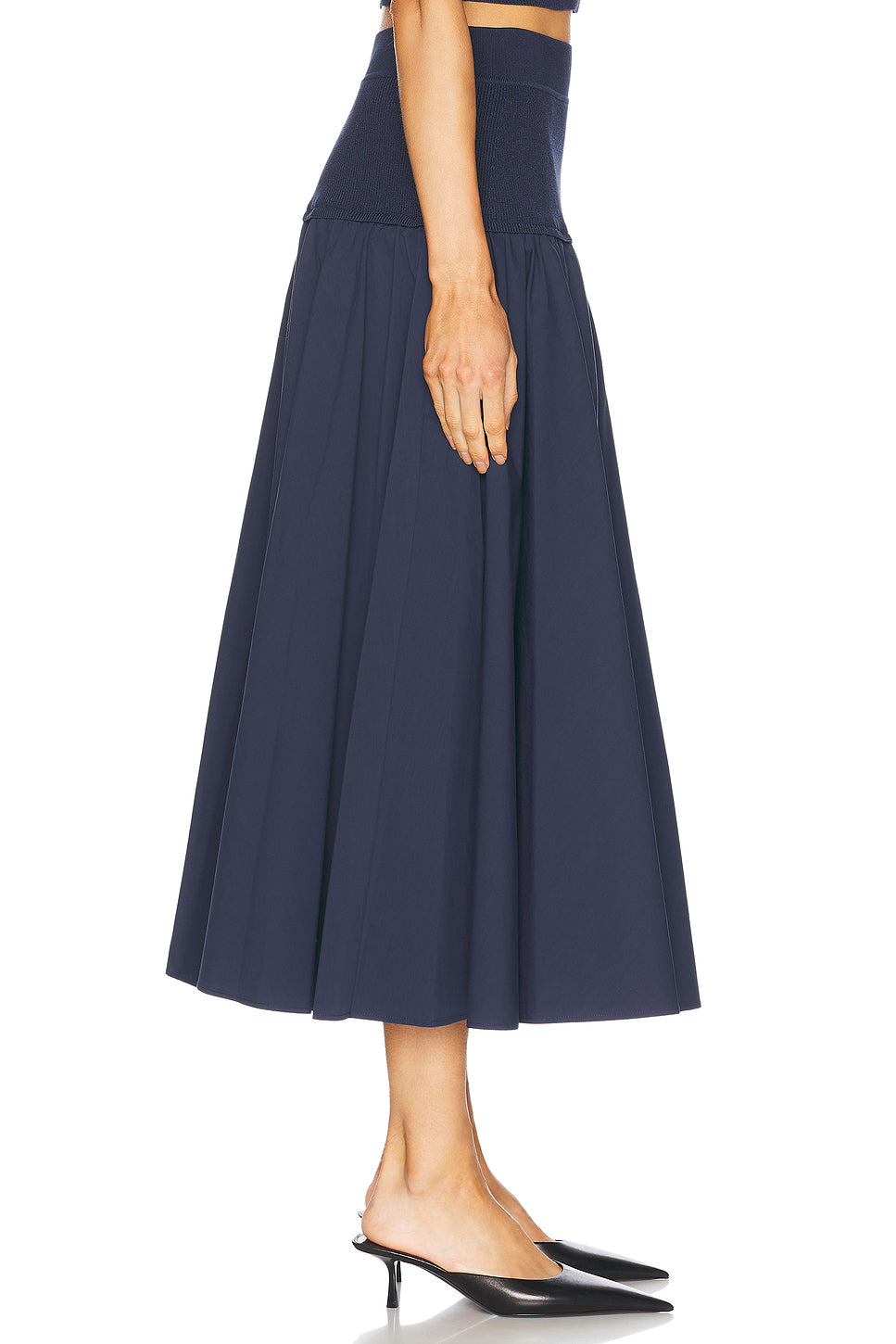 Stella Maxi Skirt With Knit Yoke