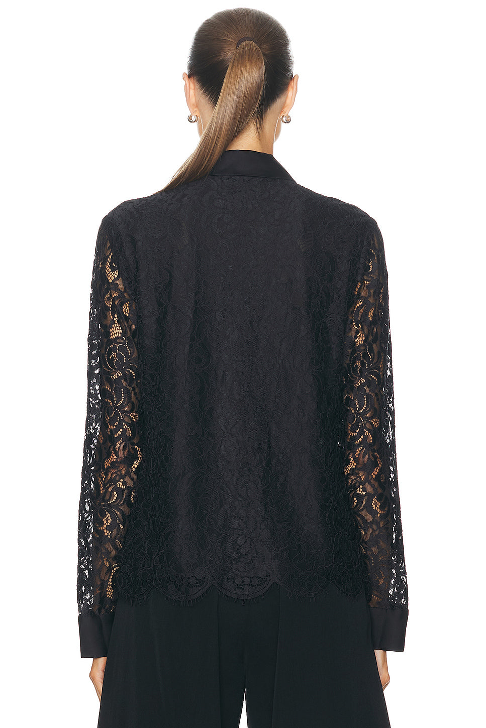 Candela Long Sleeve Lace Shirt