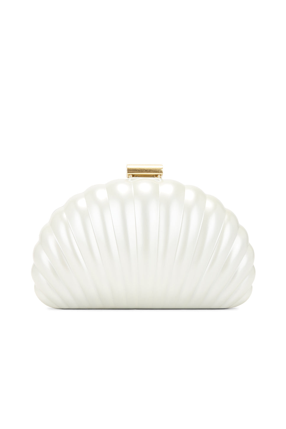 Monet Pearlized Shell Clutch