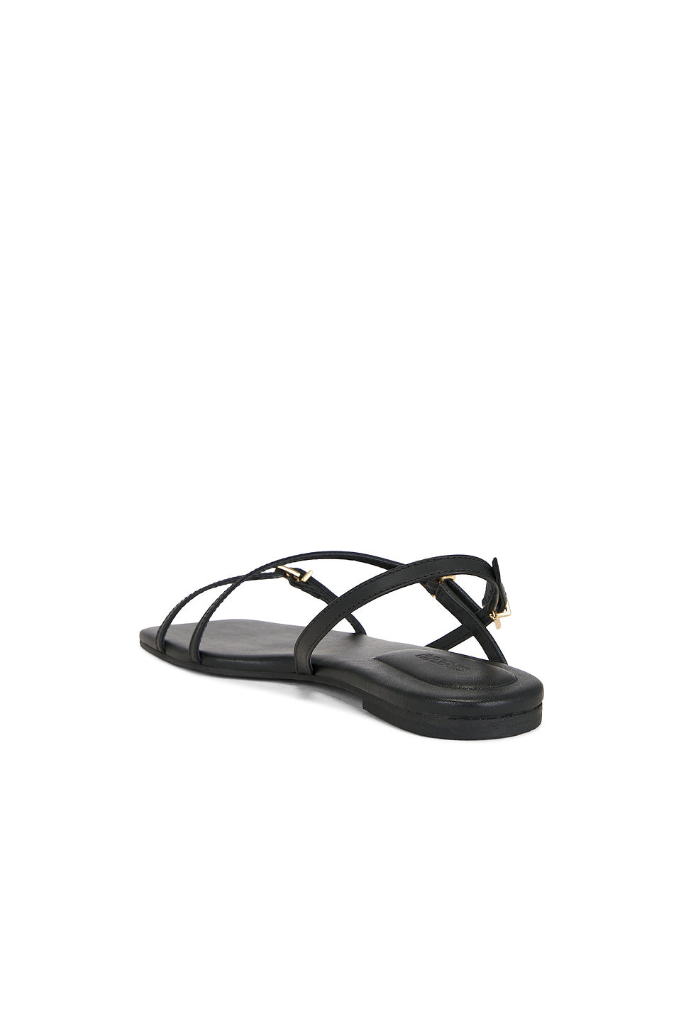 Carey Leather Strappy Flat Sandal