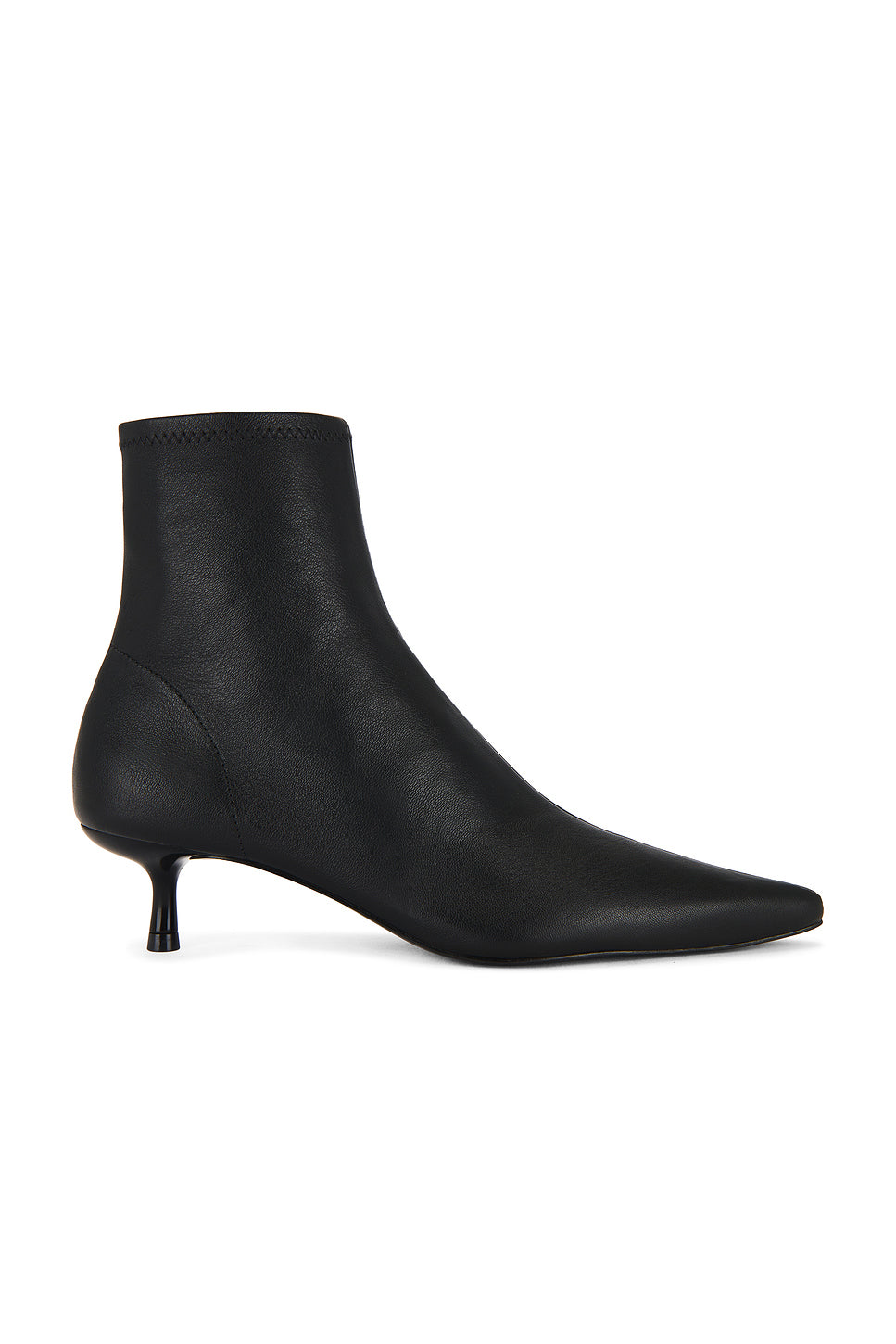 Joni Stretch Leather Ankle Boot