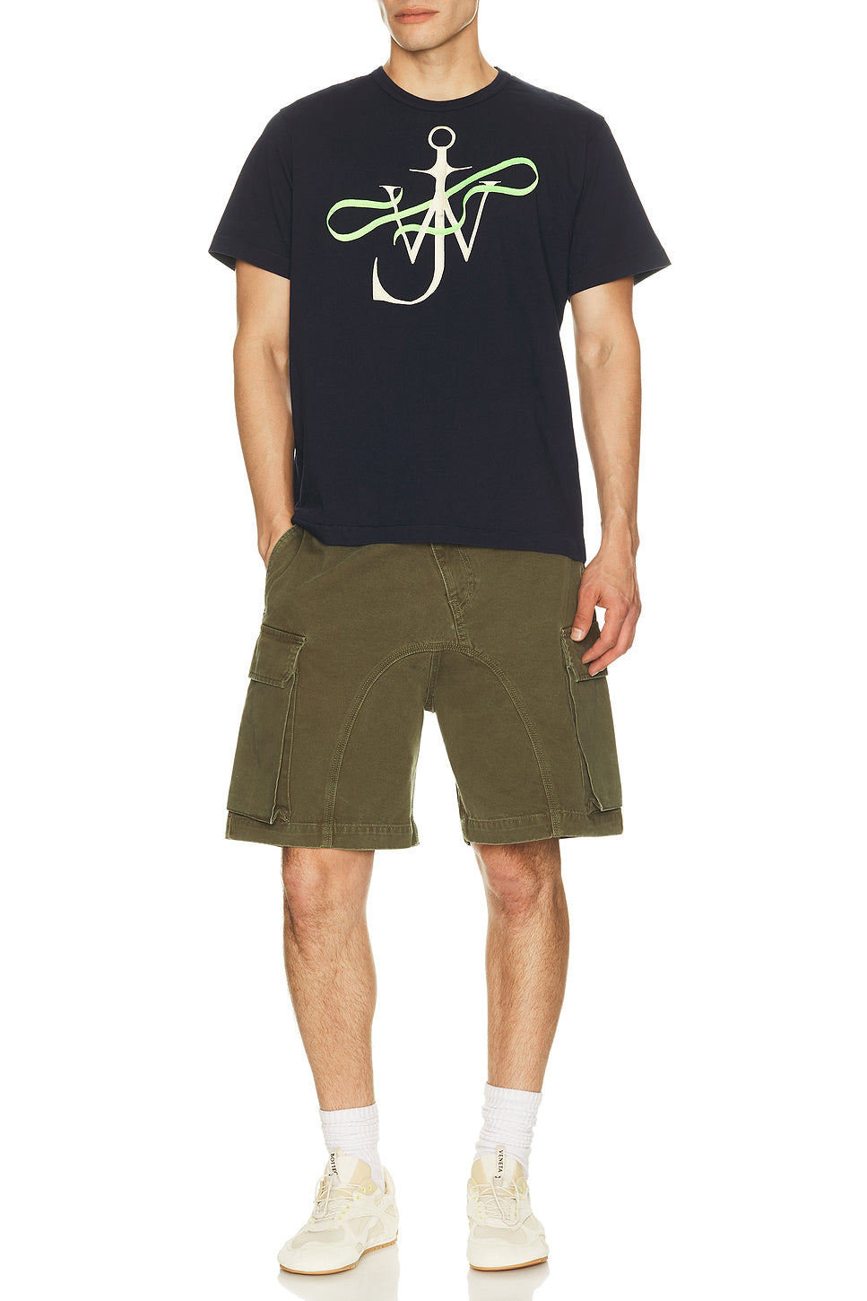 Twisted Patch Pocket Short