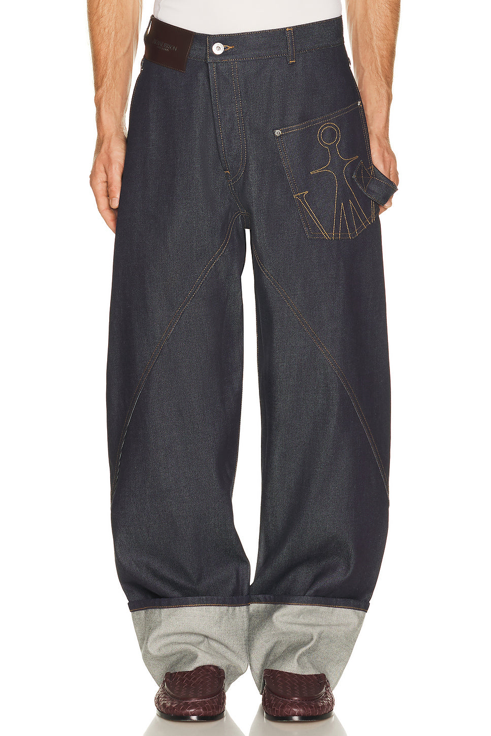 Twisted Workwear Jean With Turnup