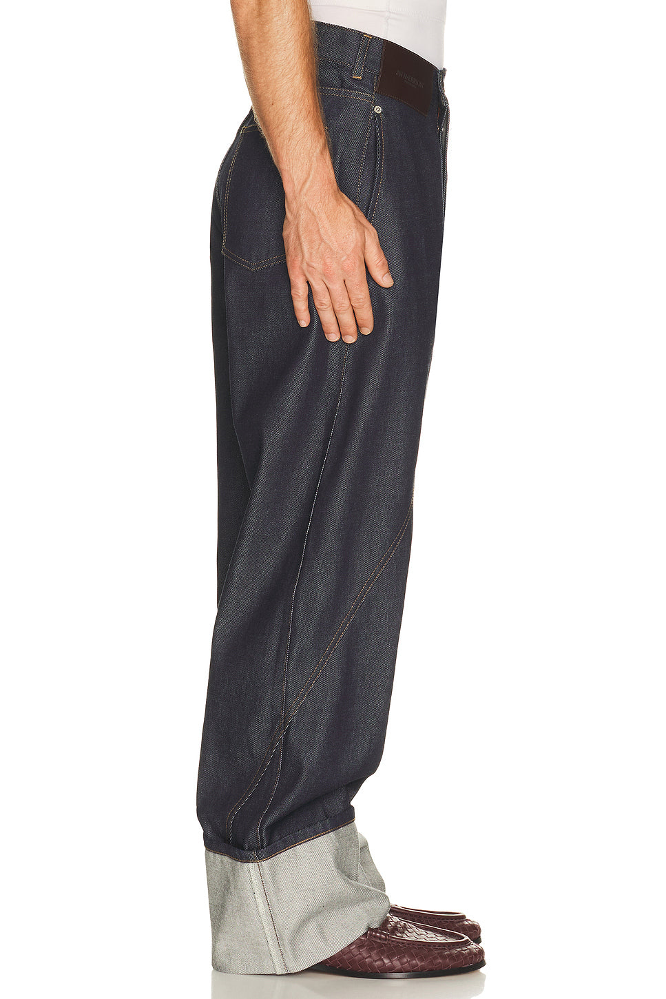 Twisted Workwear Jean With Turnup