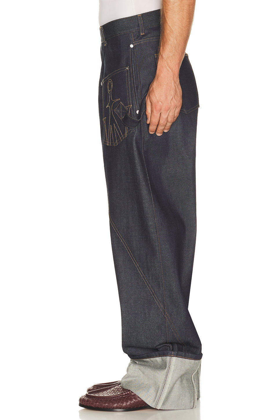 Twisted Workwear Jean With Turnup
