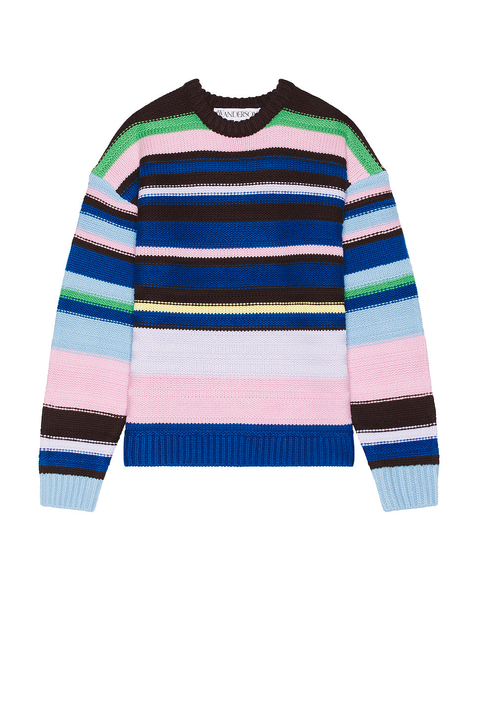 Multi Stripe Crew Neck Jumper