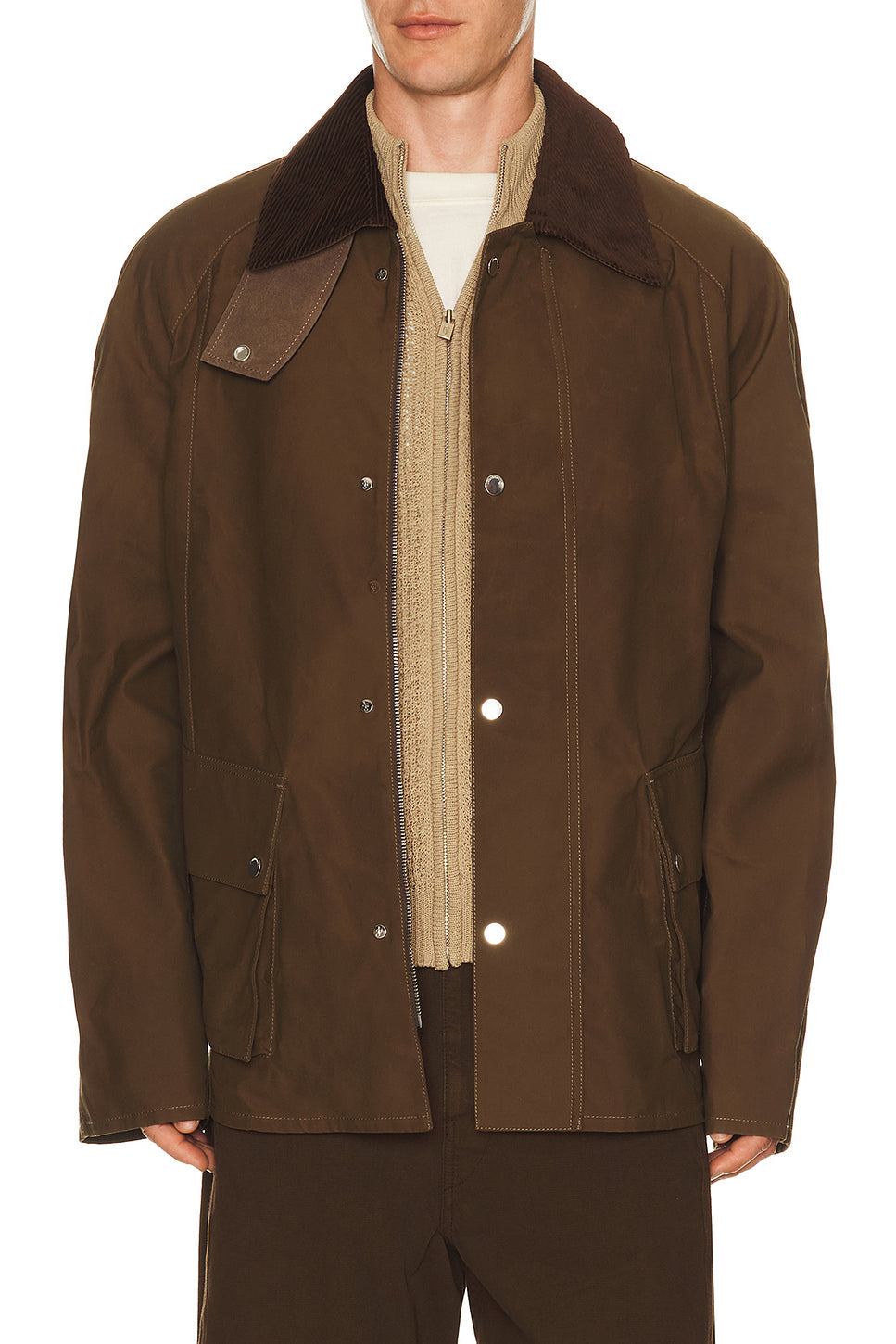 Raglan Sleeve Outdoor Jacket