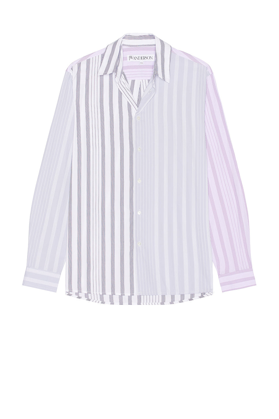 Multi Stripe Patchwork Shirt