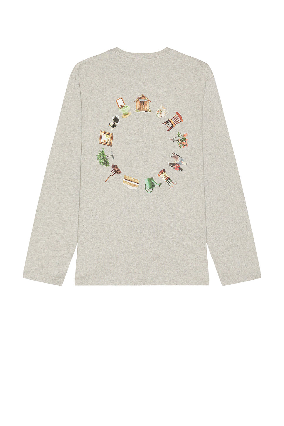 Back Print Long Sleeve T-Shirt