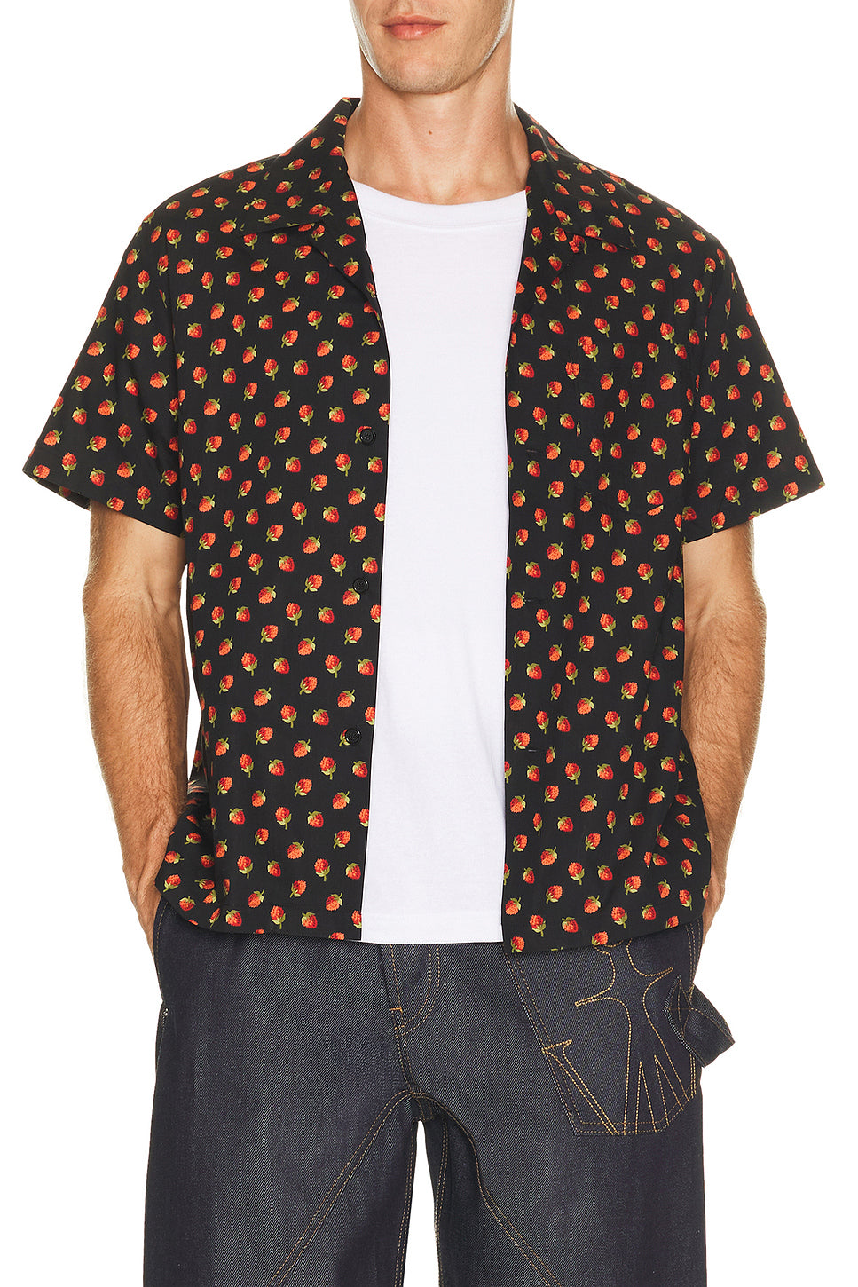 Short Sleeve Camp Collar Shirt