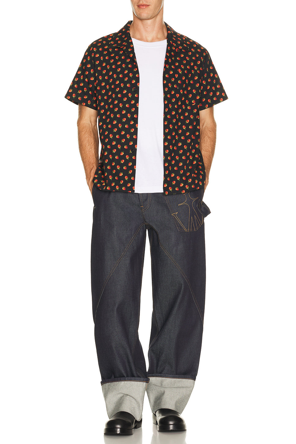 Short Sleeve Camp Collar Shirt