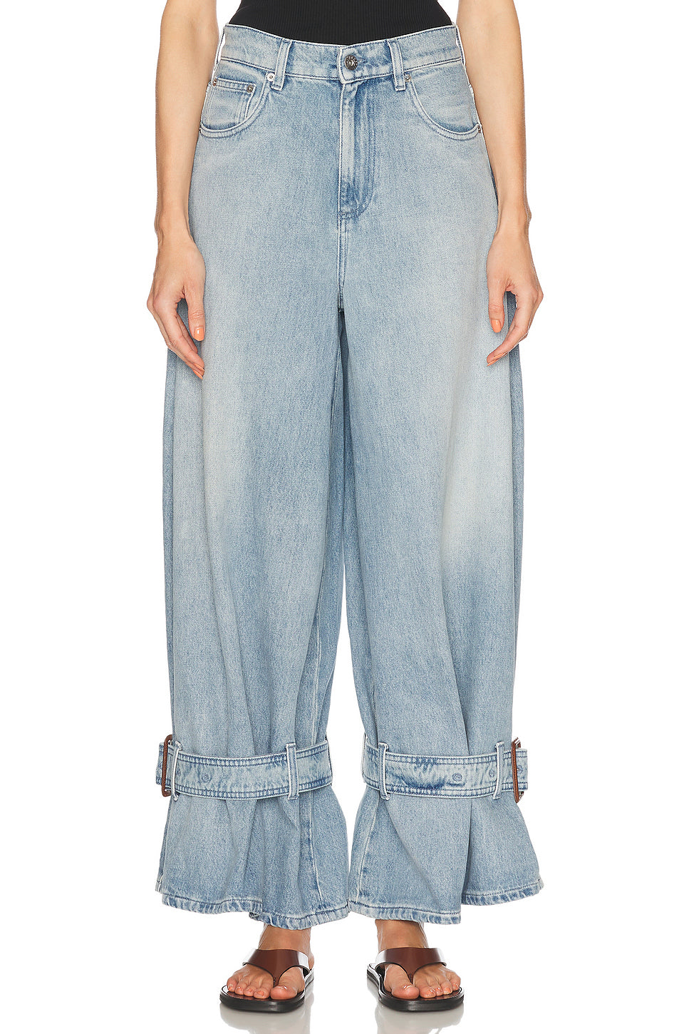 Buckle Wide Leg