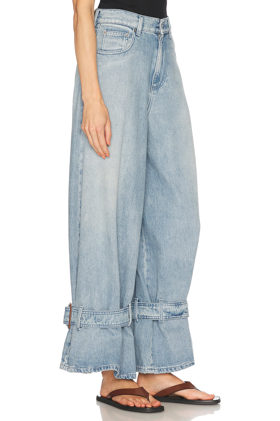 Buckle Wide Leg