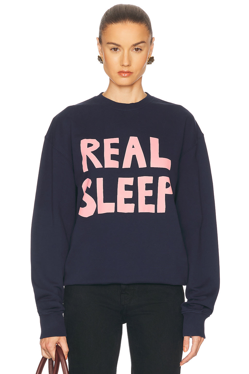 Real Sleep Printed Sweatshirt