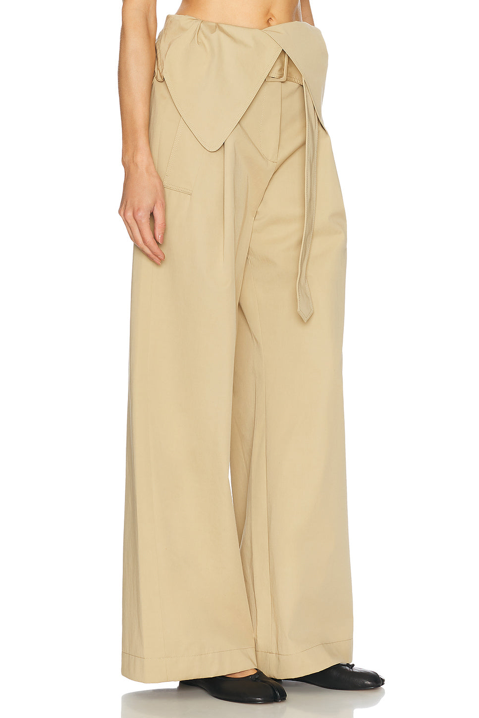 Fold Over Trench Trouser