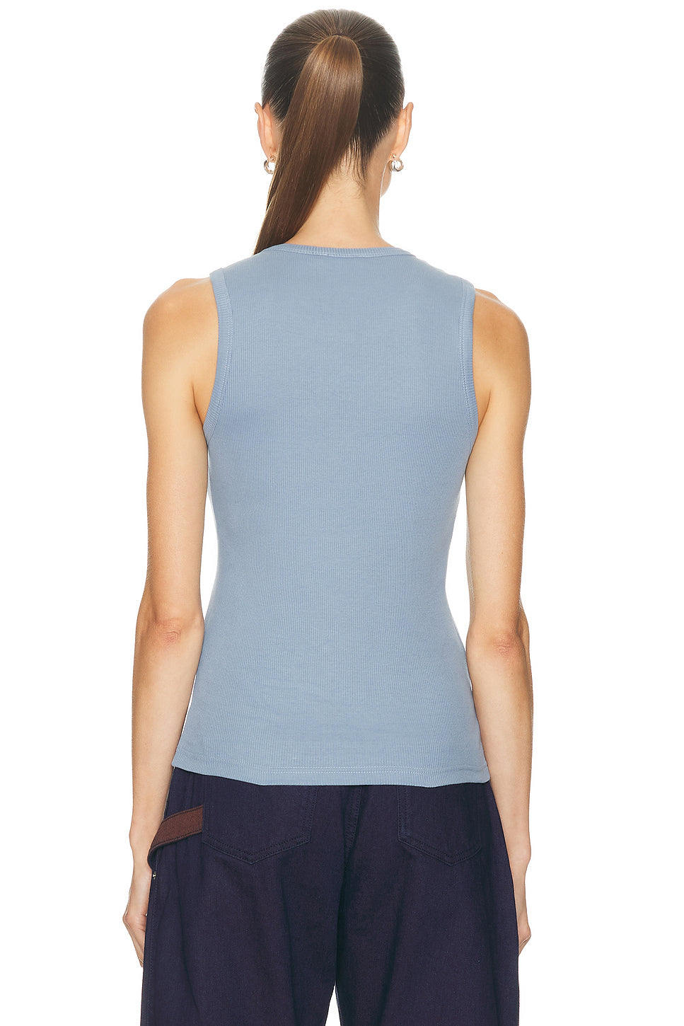 Anchor Embroidery Tank Top