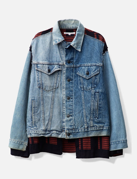 JEAN COVERED JACKET
