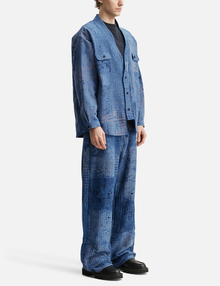 Boro Jaquard Haori Shirt 3YR Wash